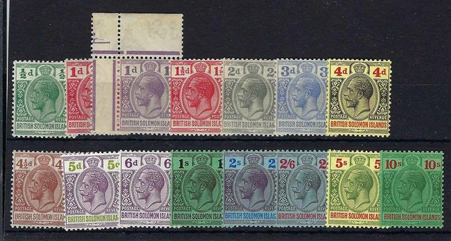 Image of British Solomon Islands/Solomon islands SG 39/52 UMM British Commonwealth Stamp